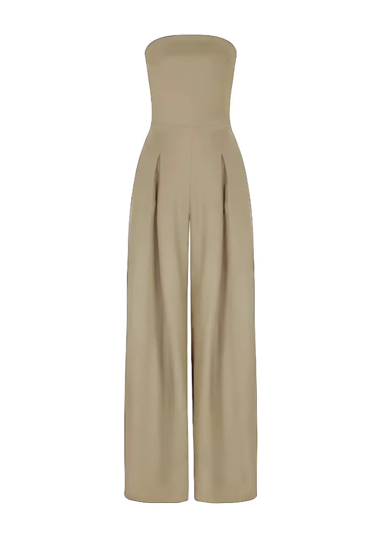 Elegant Miss's Bustier Jumpsuit