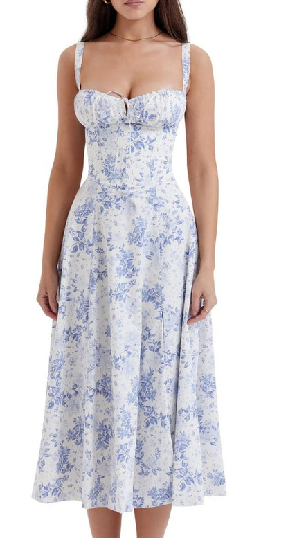 Anna Floral Midi Dress