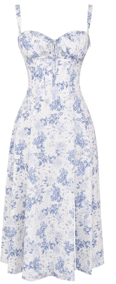 Anna Floral Midi Dress