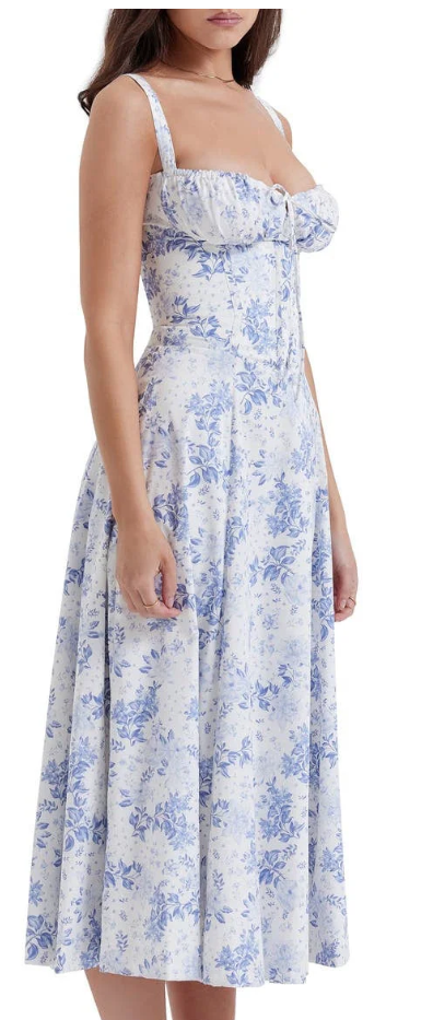Anna Floral Midi Dress