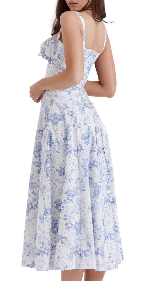 Anna Floral Midi Dress
