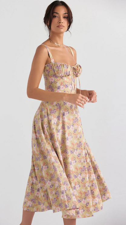 Anna Floral Midi Dress