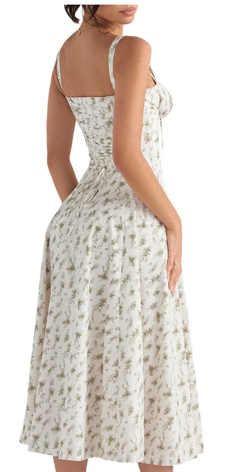 Anna Floral Midi Dress