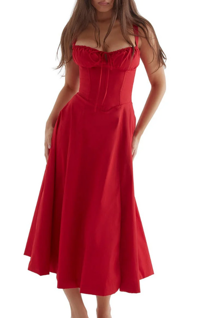 Anna Floral Midi Dress