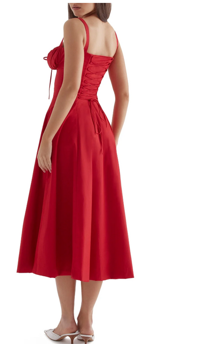 Anna Floral Midi Dress