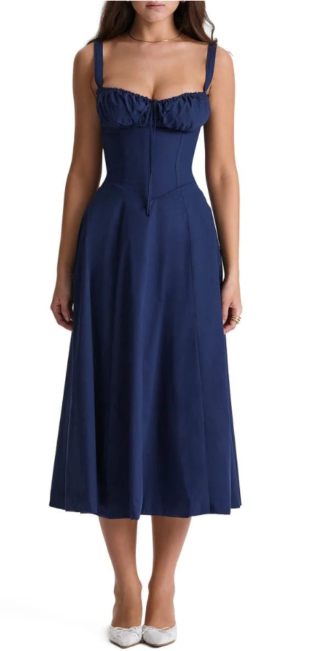 Anna Floral Midi Dress