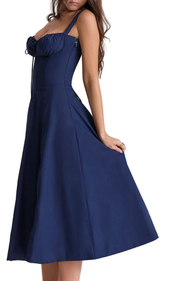Anna Floral Midi Dress