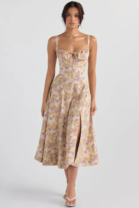 Anna Floral Midi Dress