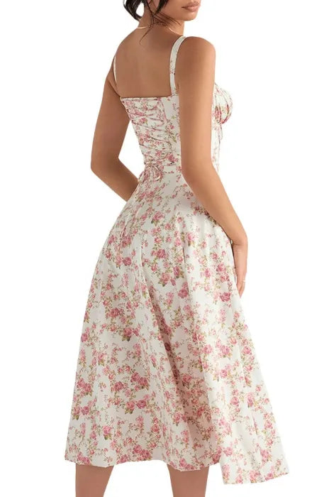 Anna Floral Midi Dress